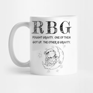 Funny RBG Fought Gravity And Won Ruth Bader Ginsburg Gifts Mug